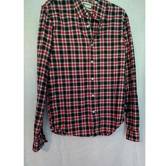 Timberland Tops - Timberland Women's Flannel Button-Down Shirt Size S/P Long Sleeve Plaid NWOT